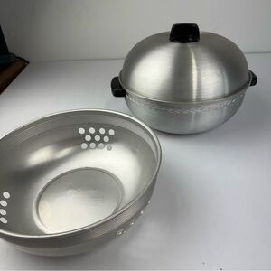 Vintage West Bend Aluminum Serving Oven, Bun/Bread Warmer Retro